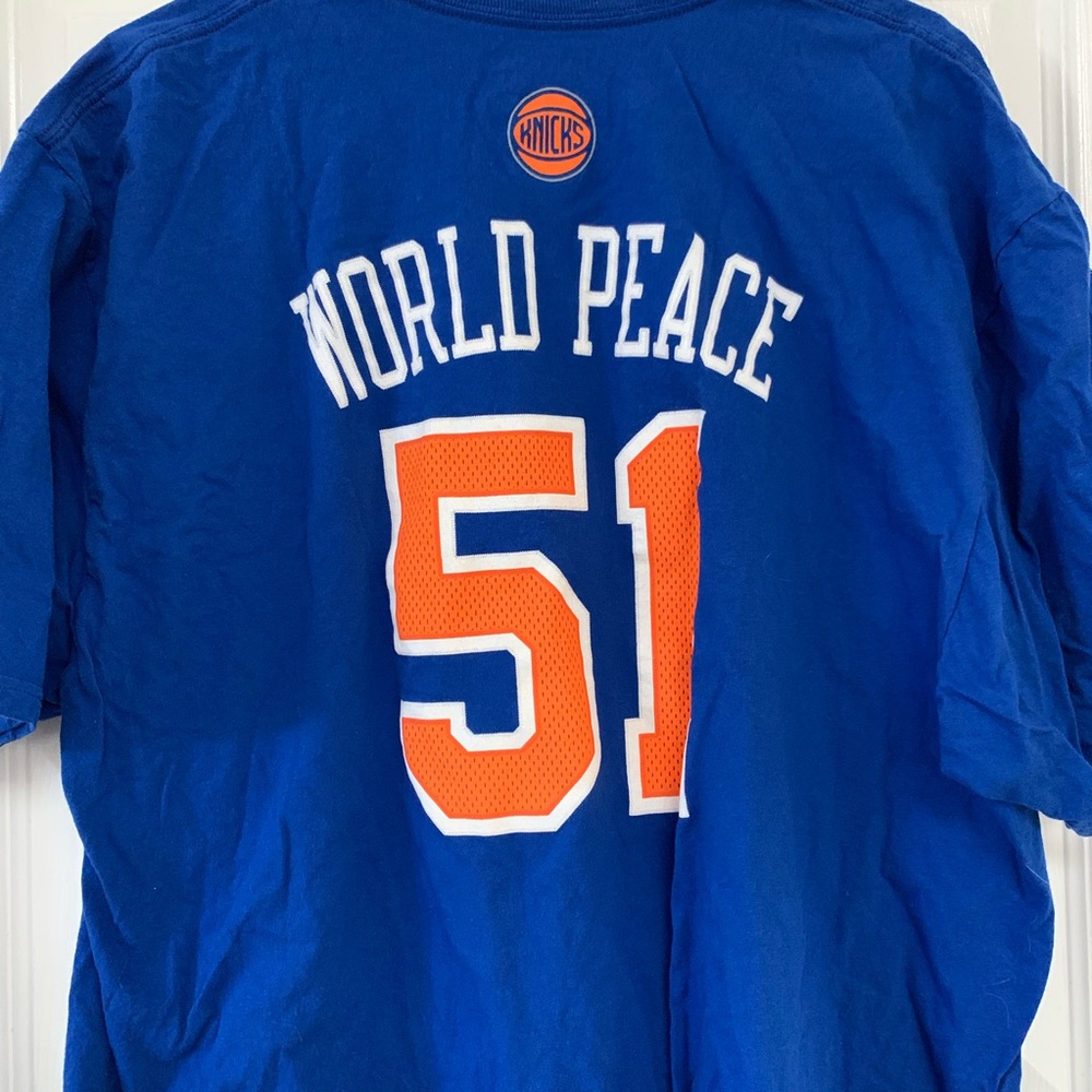 Adidas Metta World Peace Men’s Knicks XXL T-shirt